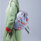 Monogram Drawstring Backpack