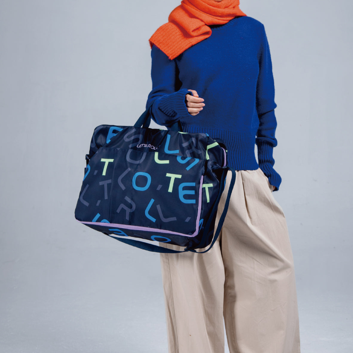 Monogram Foldable Boxy Duffle