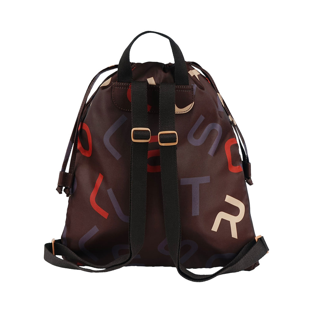 Monogram Drawstring Backpack
