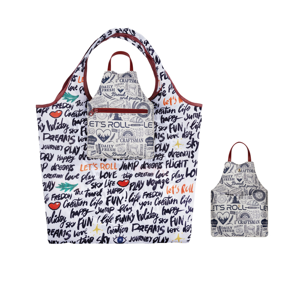 Foldable Apron Shopping Bag