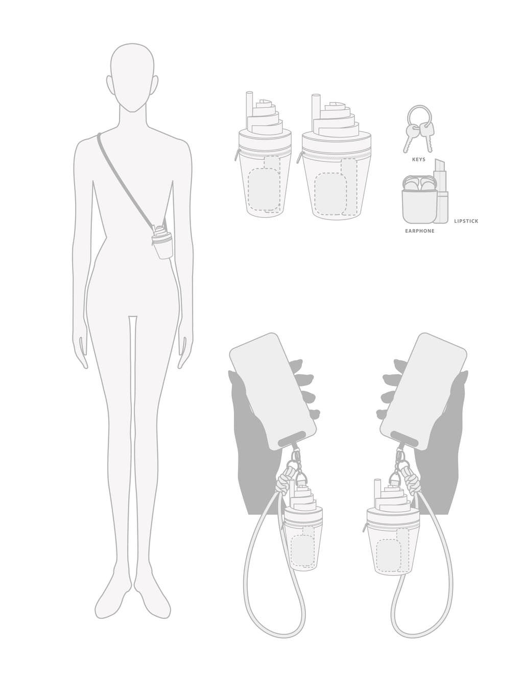 Ice Cream Cone Bag