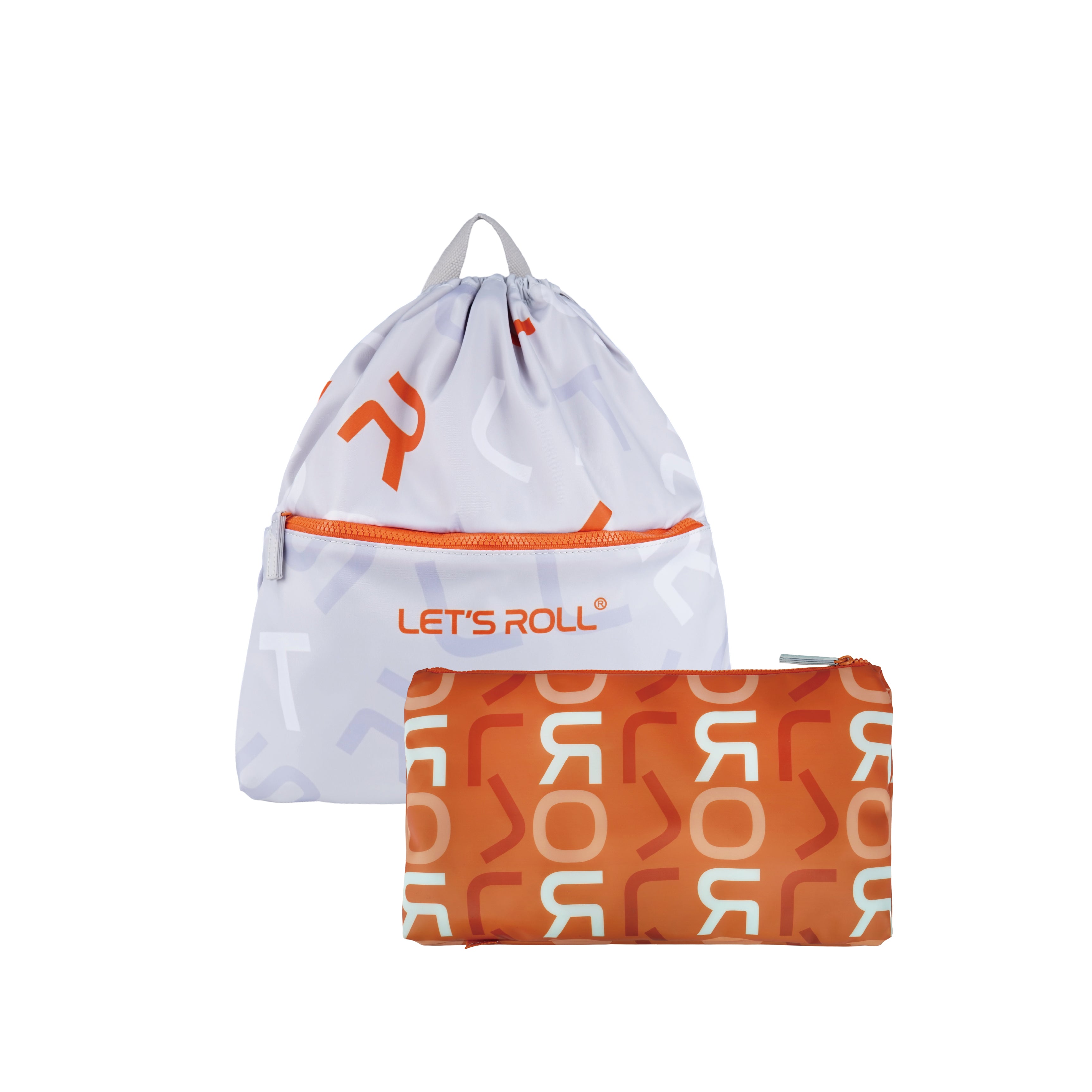 Monogram Drawstring Backpack