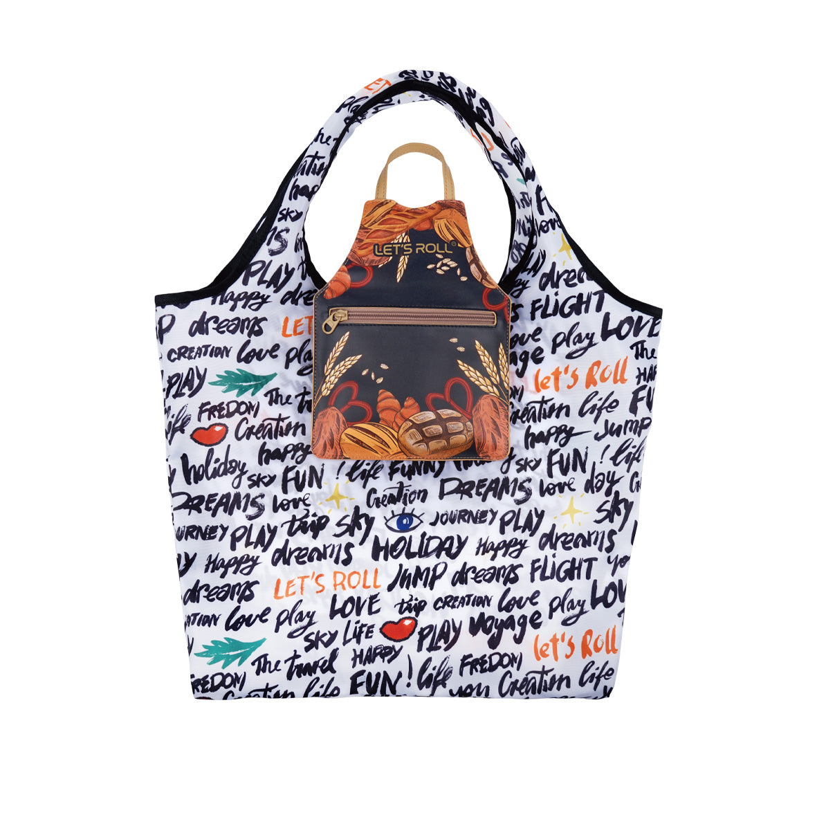Foldable Apron Shopping Bag