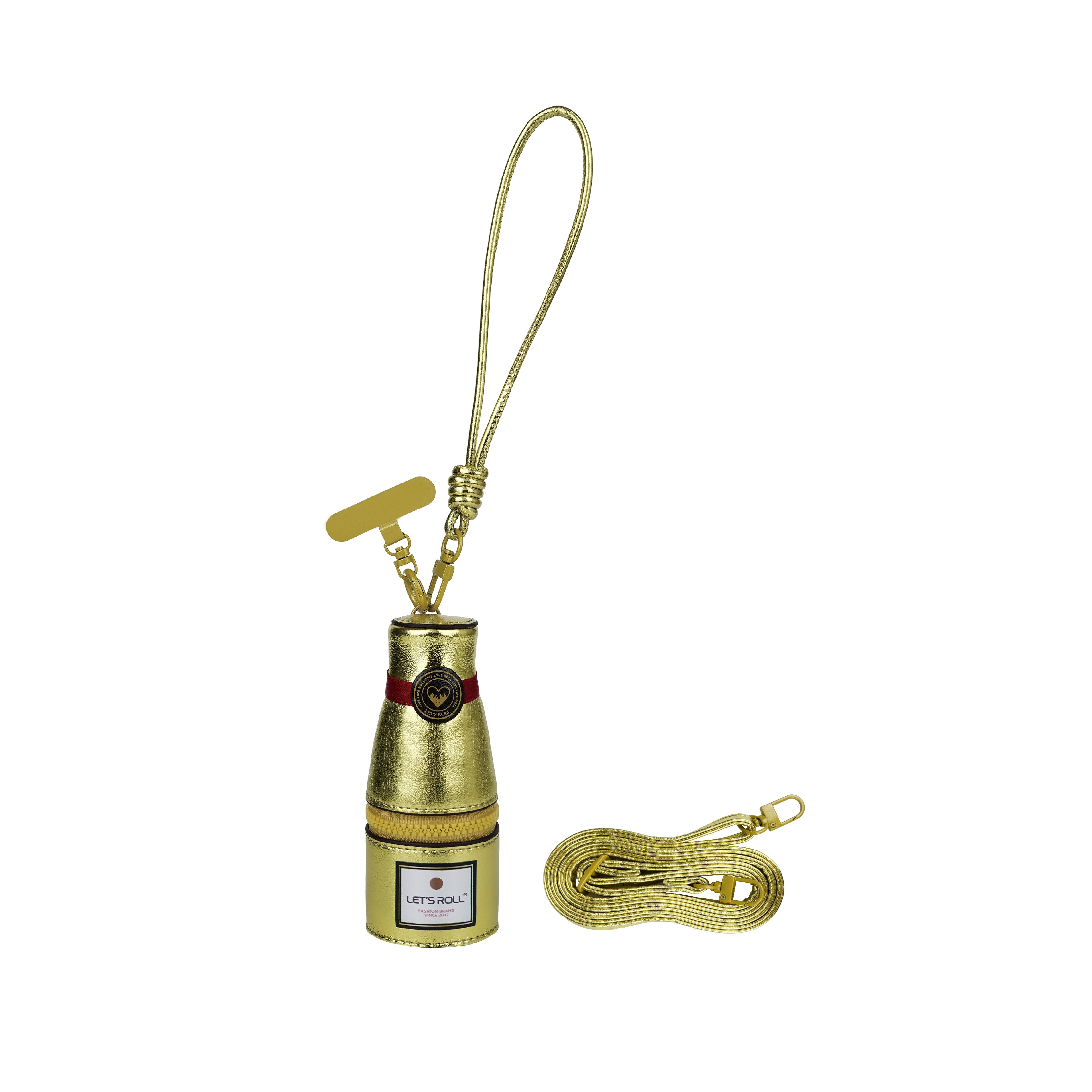 Mini Champagne Charm-Holo