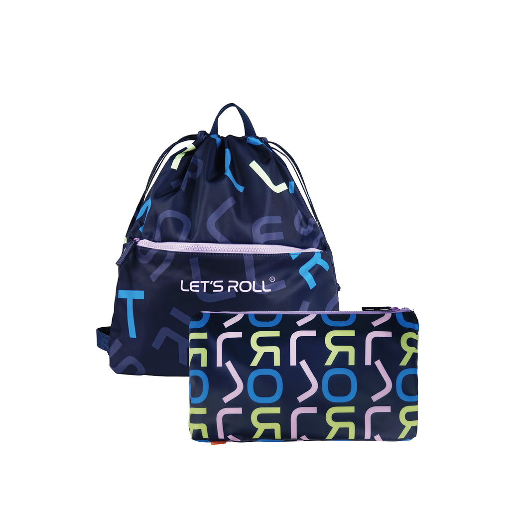 Monogram Drawstring Backpack