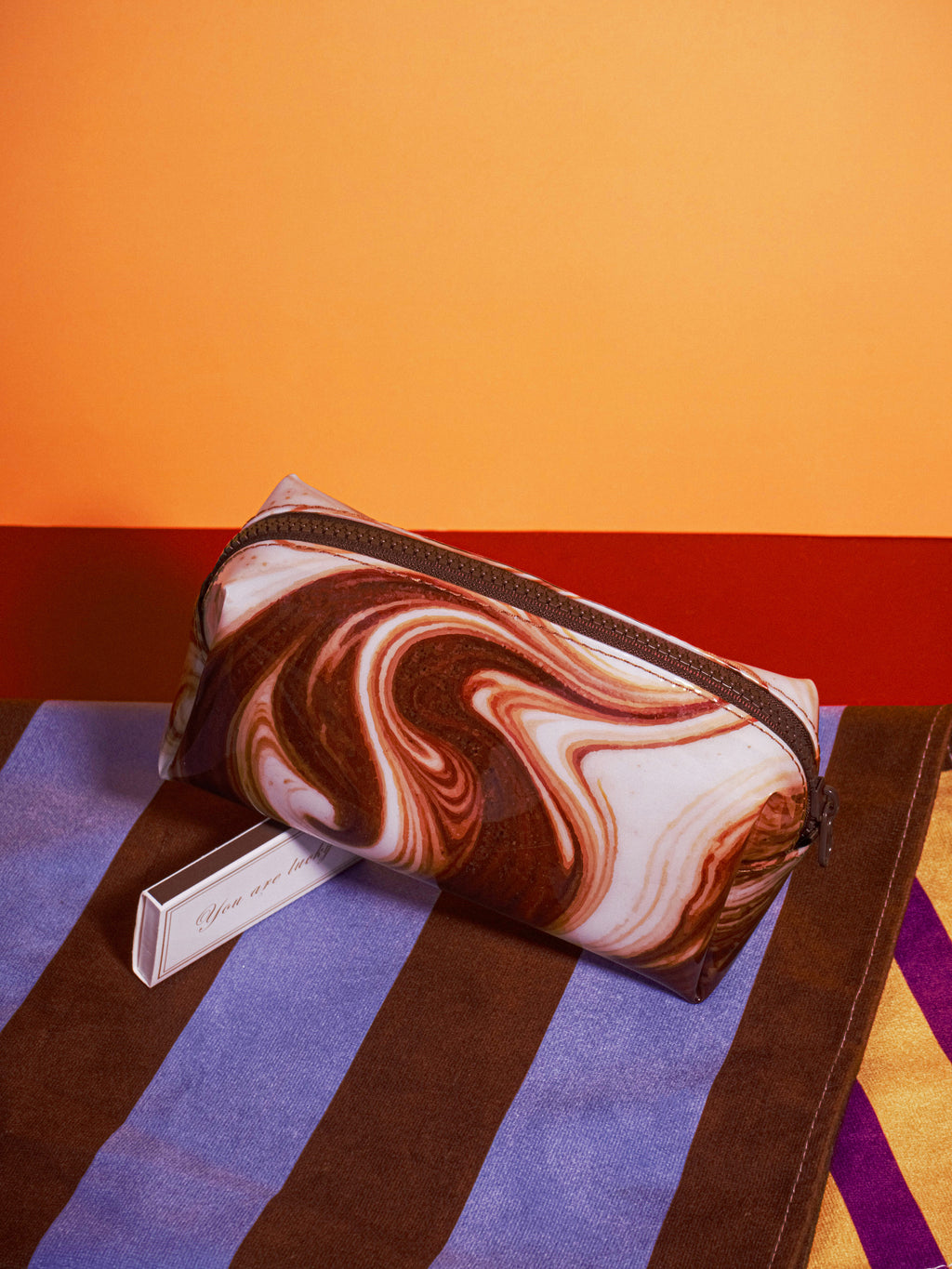 Latte Coffee Toiletry Bag