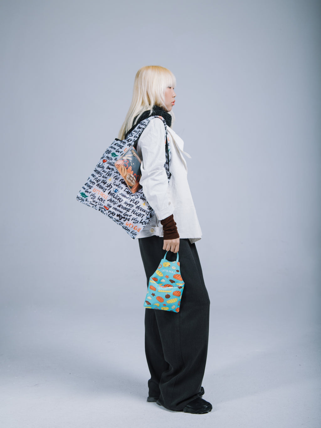 Foldable Apron Shopping Bag