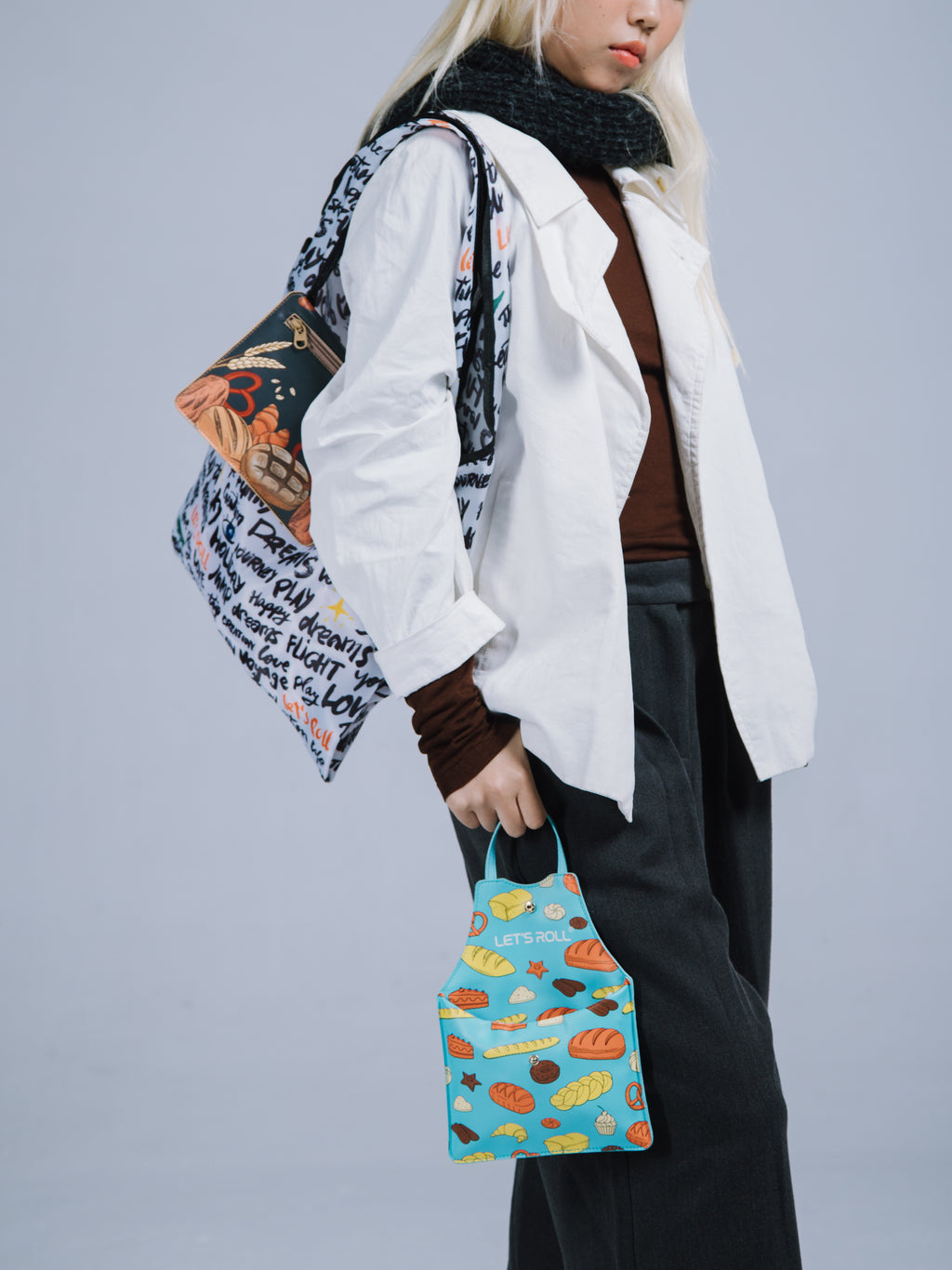 Foldable Apron Shopping Bag