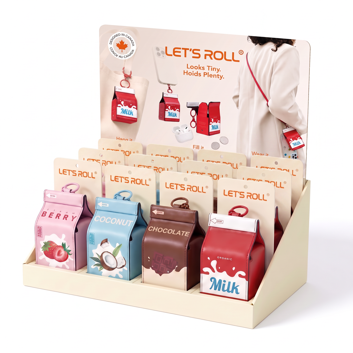 Milk Earphone Bag Display (12pcs)