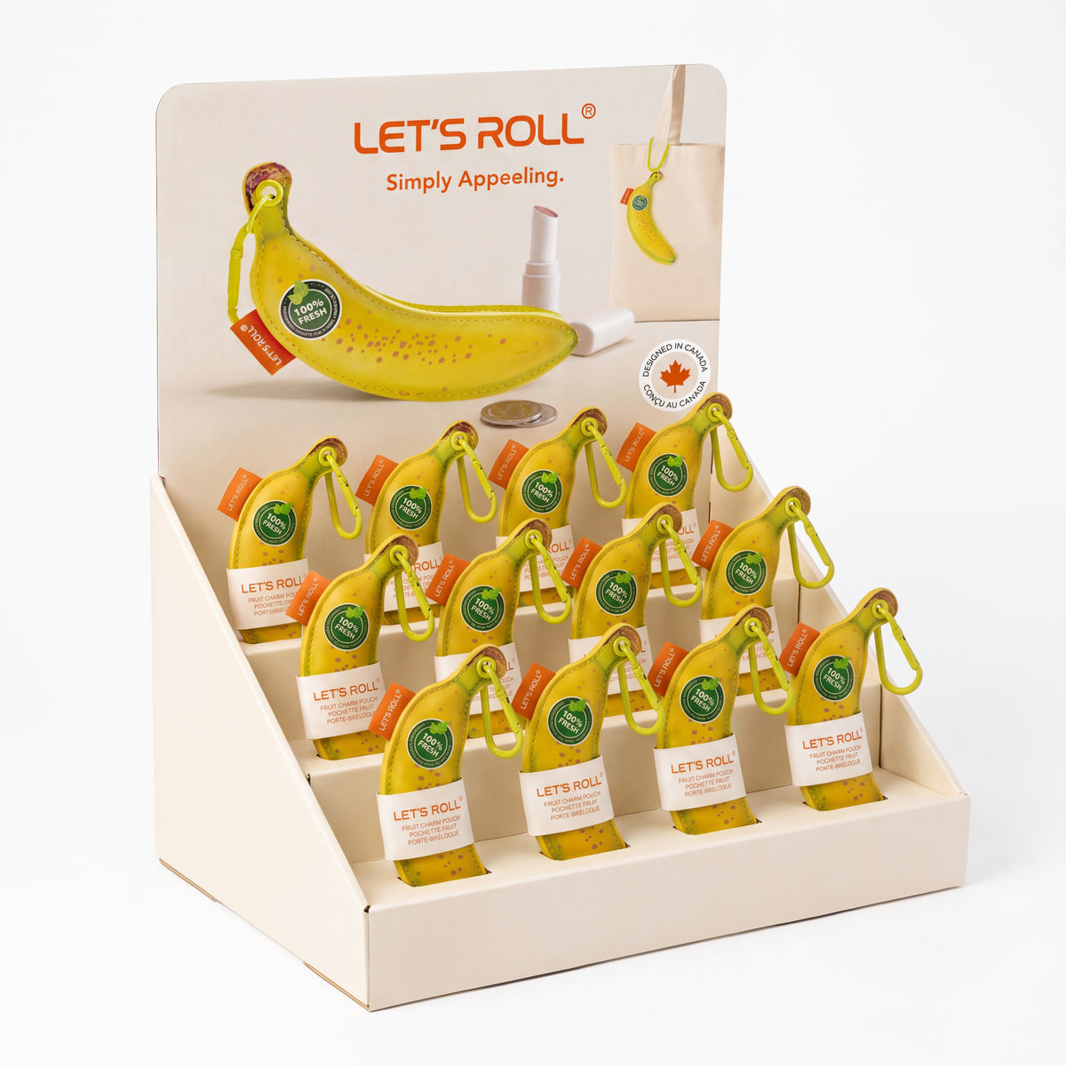 Fruit Bag Charm Display (12pcs)
