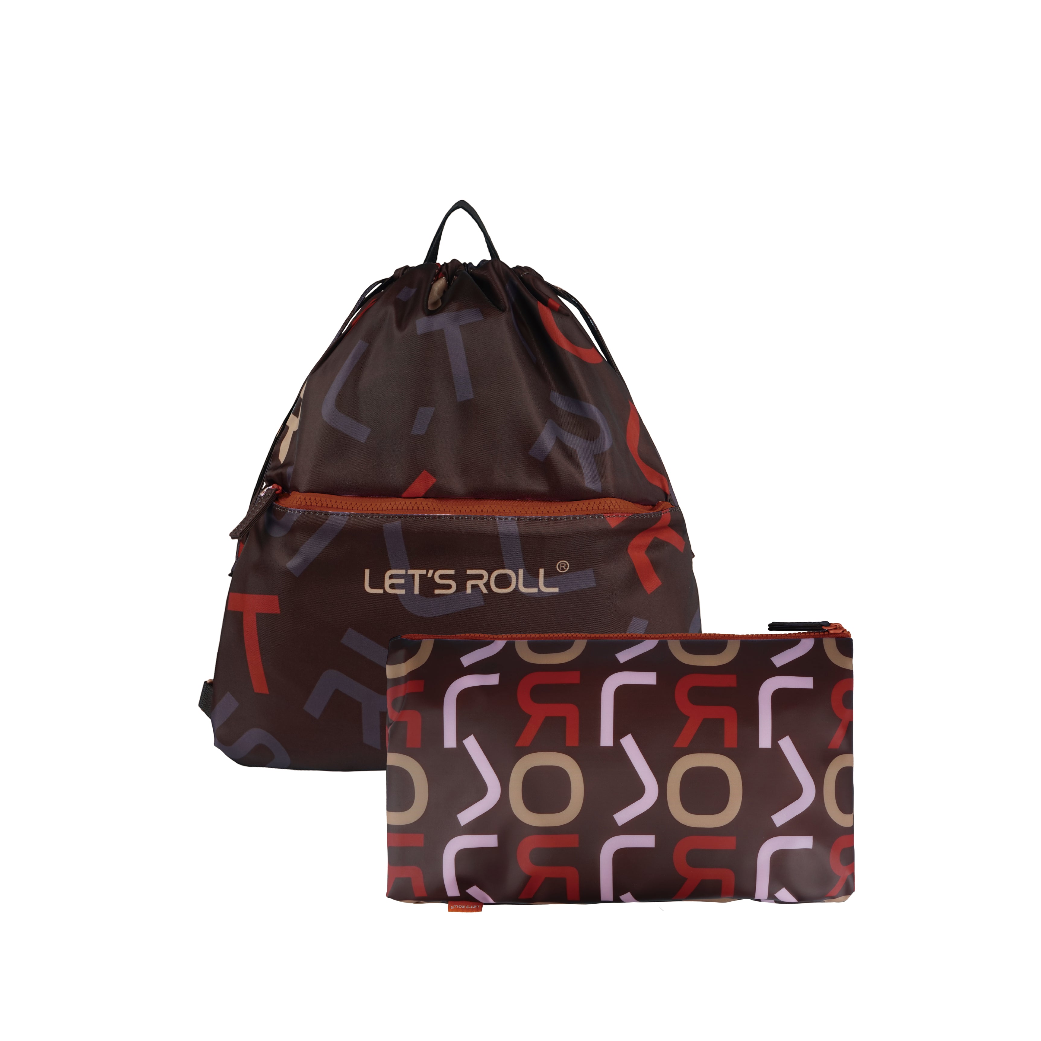 Monogram Drawstring Backpack